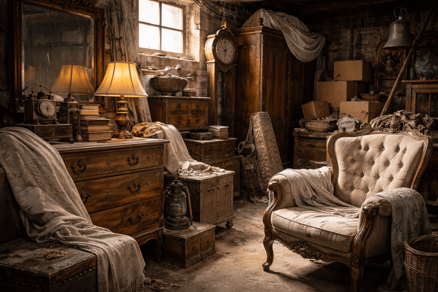 Heredar una casa: qué hacer con los muebles y objetos personales