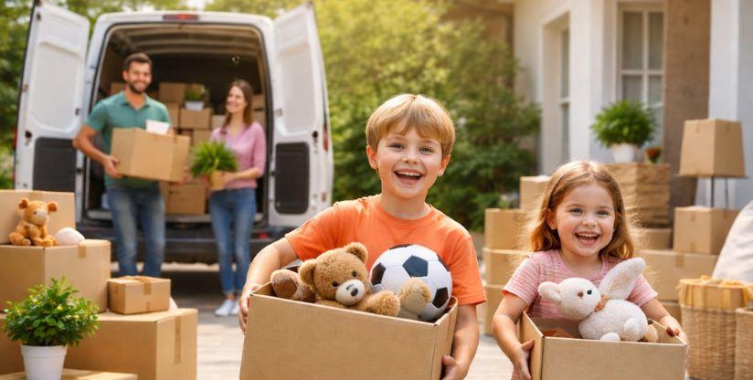 Mudanzas con bebes o niños pequeños: cómo preparar la casa